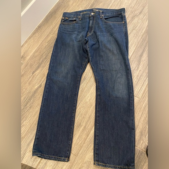 Polo Ralph Lauren The Varick Slim Straight Leg Men’s Jeans 35/32 - Picture 2 of 7